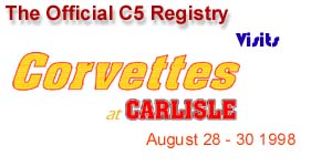 Corvettes At Carlisle 1998 The C5 Registry Was There!
