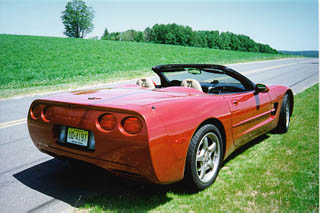 Corvette Convertible Rear View