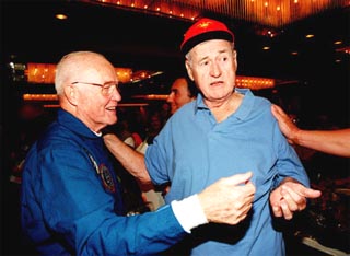 John Glenn and Ted Williams